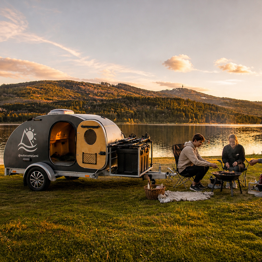 Mini karavan Wild Tour v lete